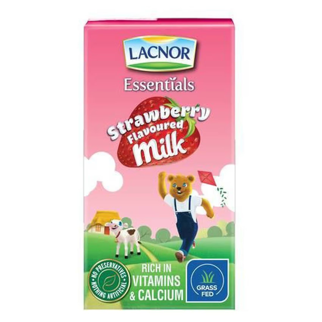 Lacnor Essentials Strawberry Flavoured Milk 125ml