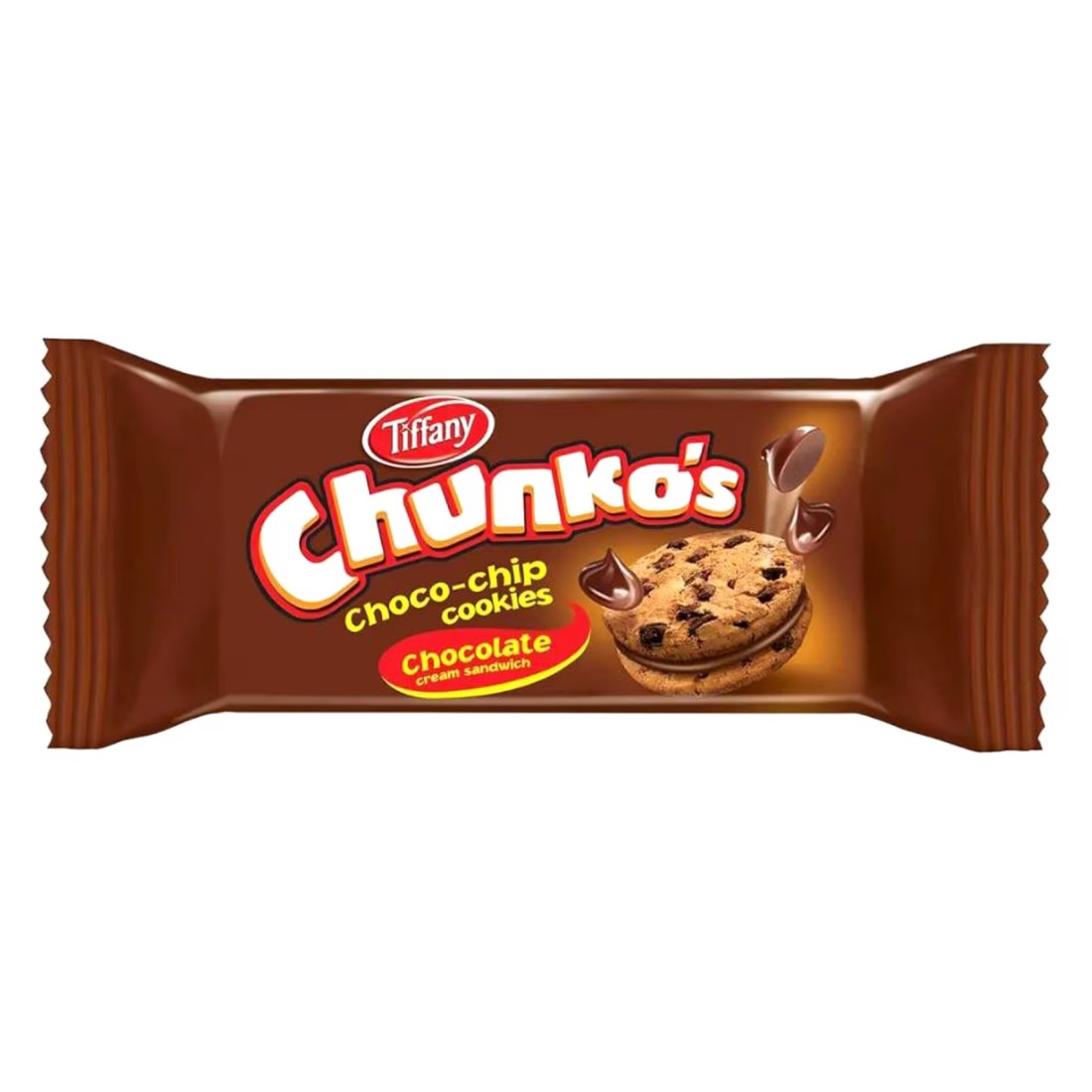 Tiffany Chunko&#39;s Bite-Sized Chocolate Chip and Chocolate Cream Sandwich Cookies, 40g