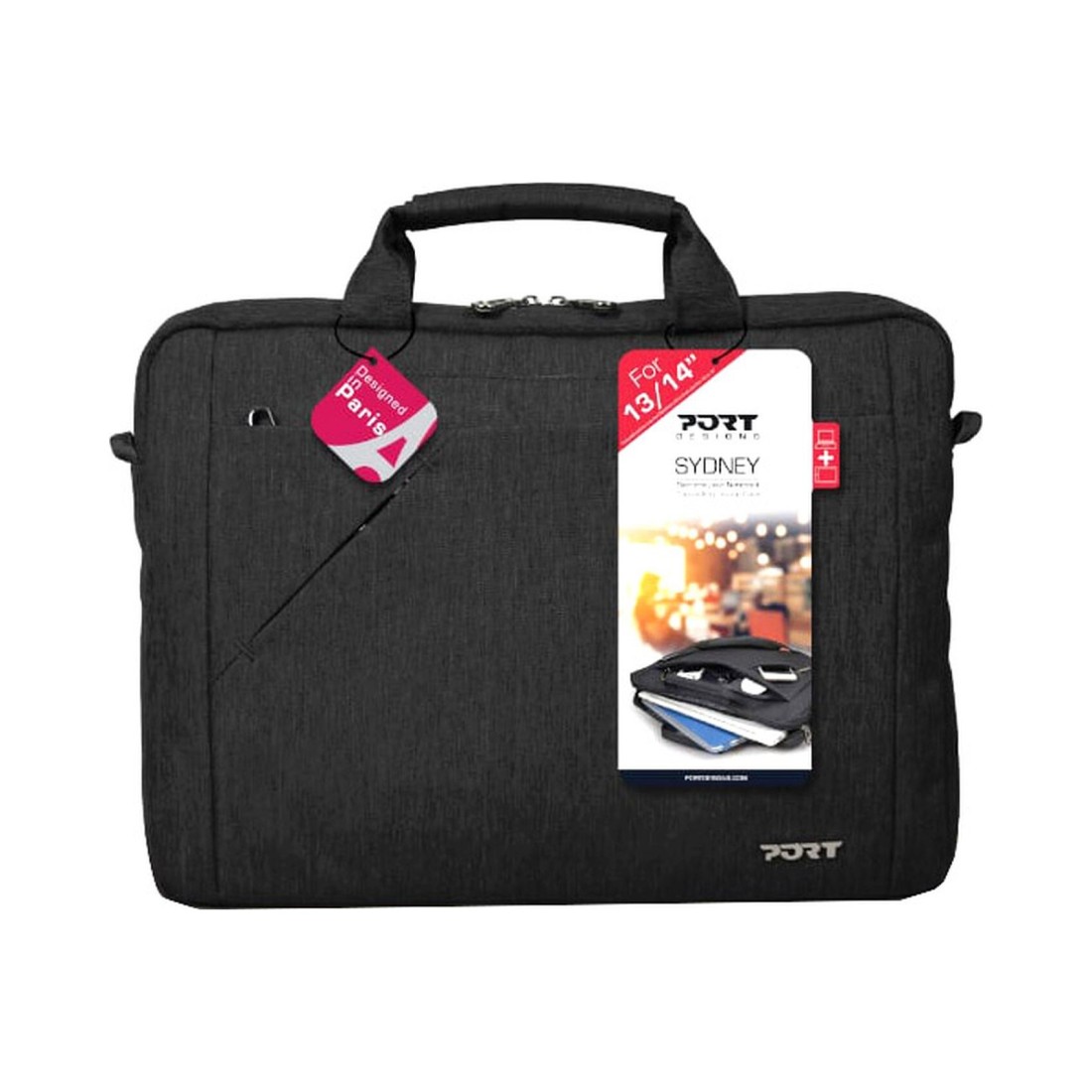 Port Designs Sydney 13-14 Inches Notebook Bag Black