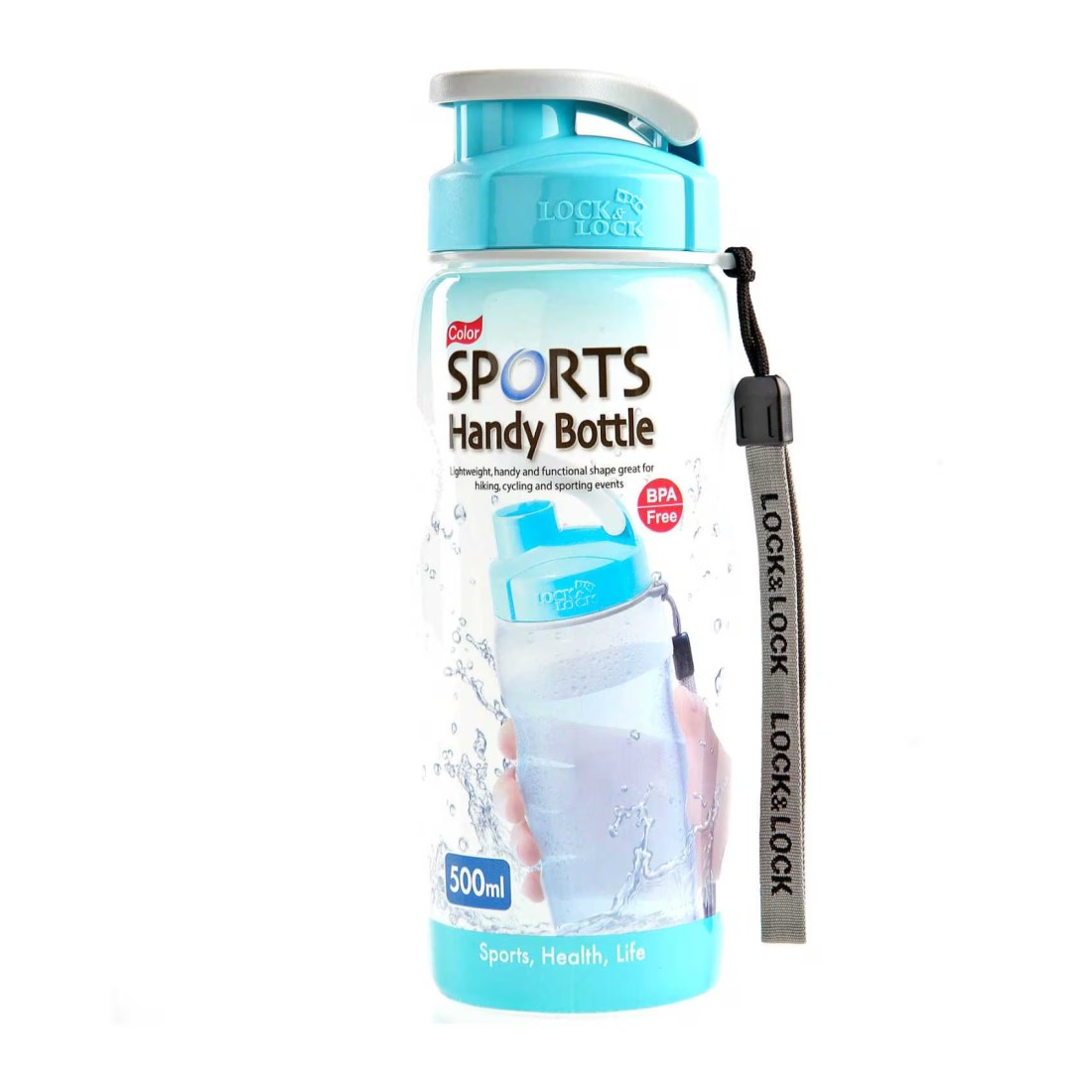 Lock &amp; Lock Sports Handy Bottle HPP727B 500ml Blue
