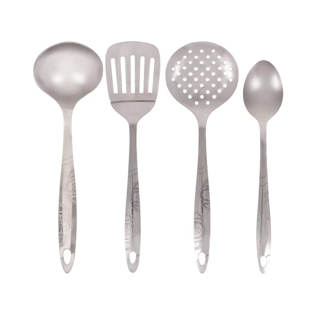 Raj Kitchen Tool Silver Pack of 4