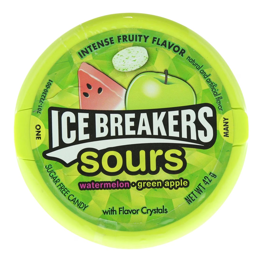 Icebreakers Sours Sugar Free Watermelon and Green Apple Candy, 42g