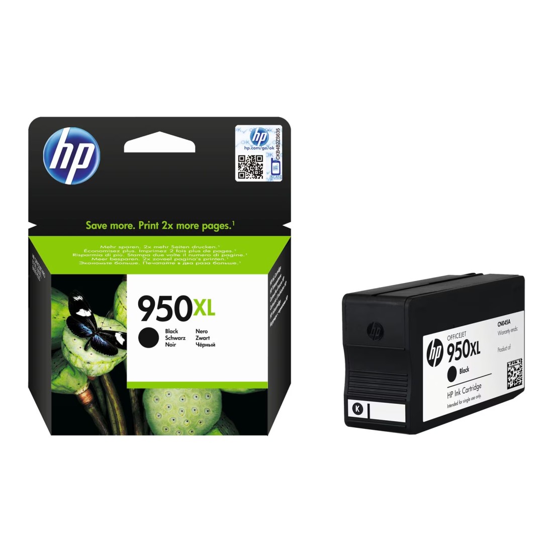 HP 950XL High Yield Black Original Ink Cartridge CN045AE