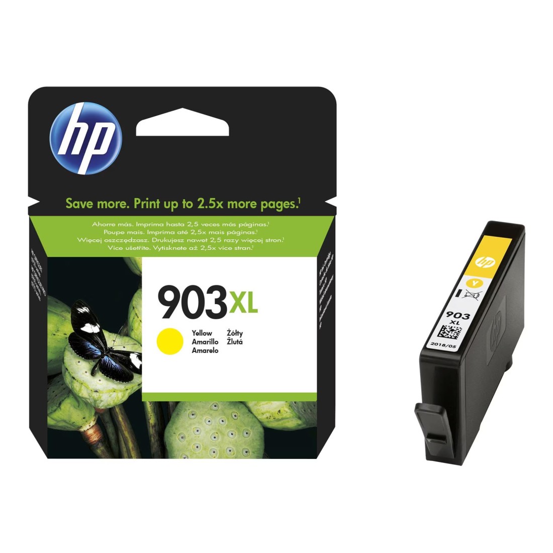 HP 903XL High Yield Yellow Original Ink Cartridge T6M11AE