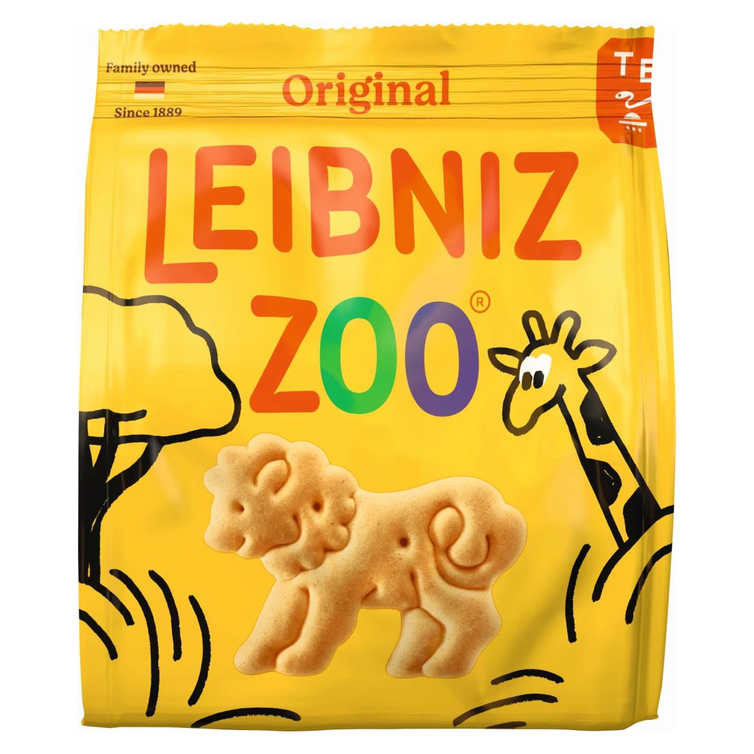 Bahlsen Leibniz Zoo Original Biscuits, 100g