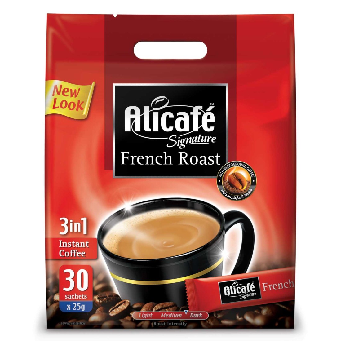 Alicafe Signature French Roast Instant Coffee Sachet 30 Sachets, 25g