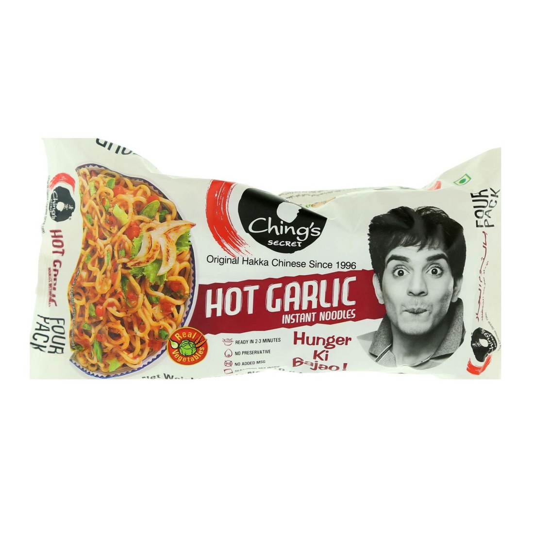 Ching&#39;s Secret Hot Garlic Instant Noodles, 300g