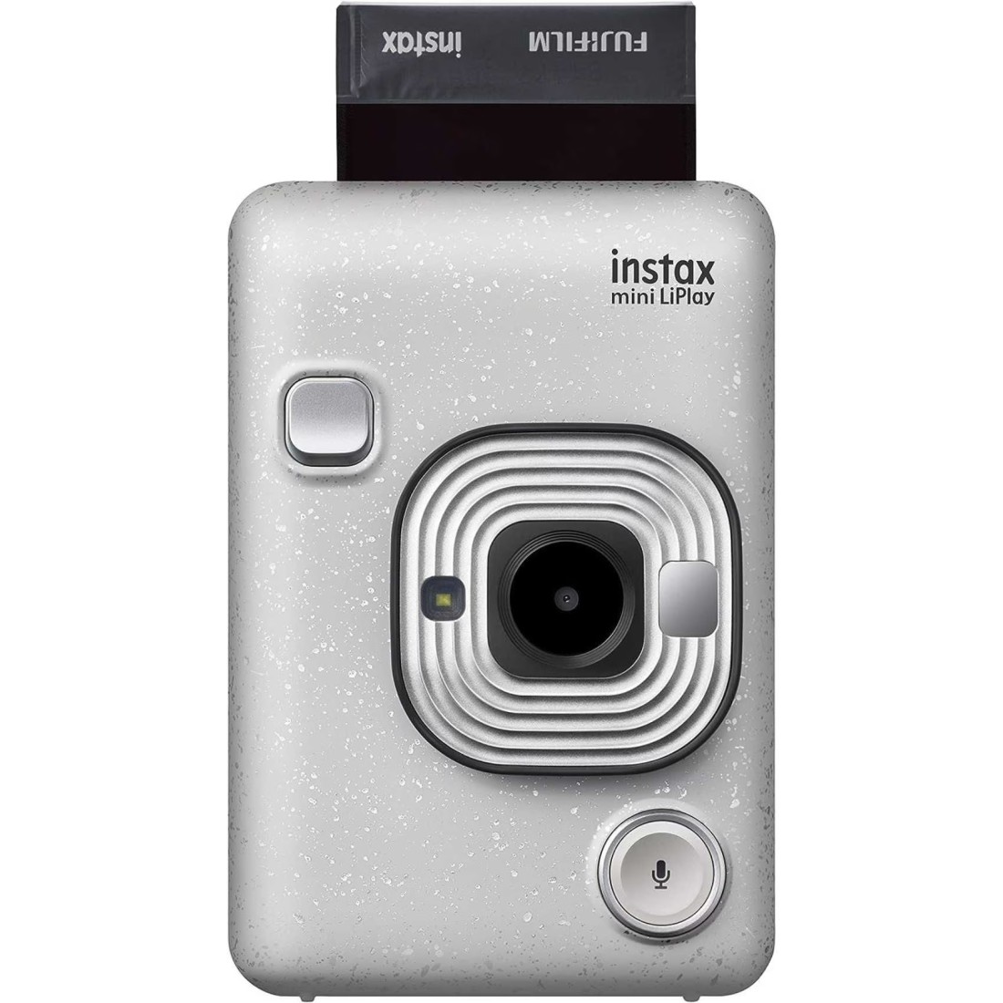 Fujifilm Instax Mini Liplay Hybrid Instant Camera- Stone White