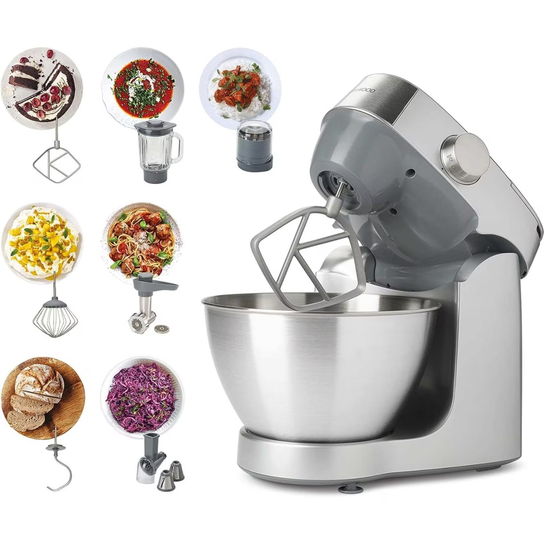 Kenwood Kitchen Machine 1000W KHC29.Q0SI Silver