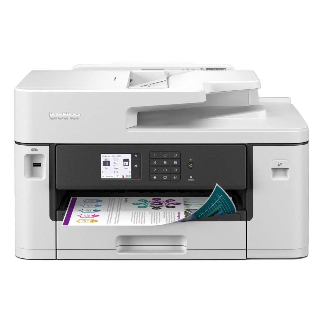 Brother A3 Wireless Inkjet Printer MFC-J2340DW White