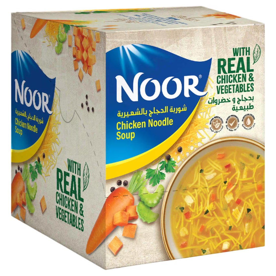 Noor Chicken Noodle Soup, 60g Pack of 12