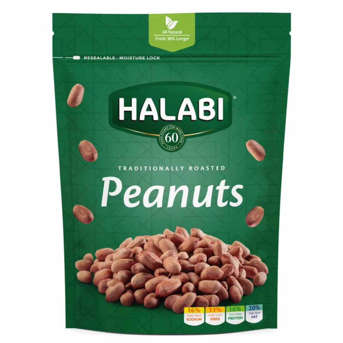 Halabi Traditionally Roasted Peanuts, 90g