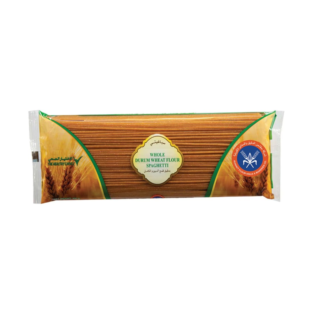 Kuwait Flour Whole Durum Wheat Flour Spaghetti 400g