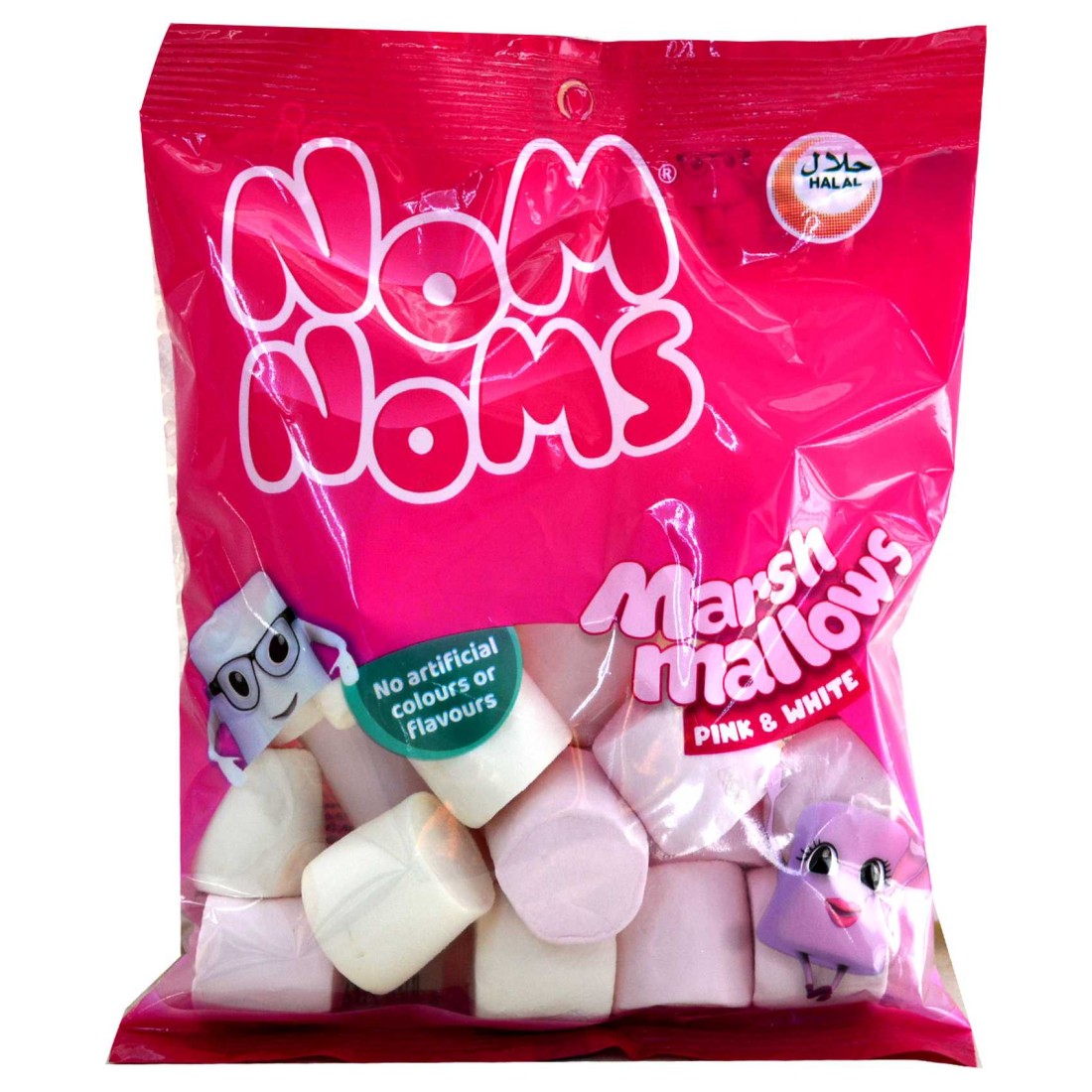Nom Noms Pink and White Marshmallows, 150g