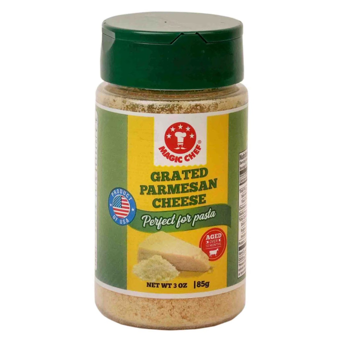 Magic Chef Grated Parmesan Cheese 85g