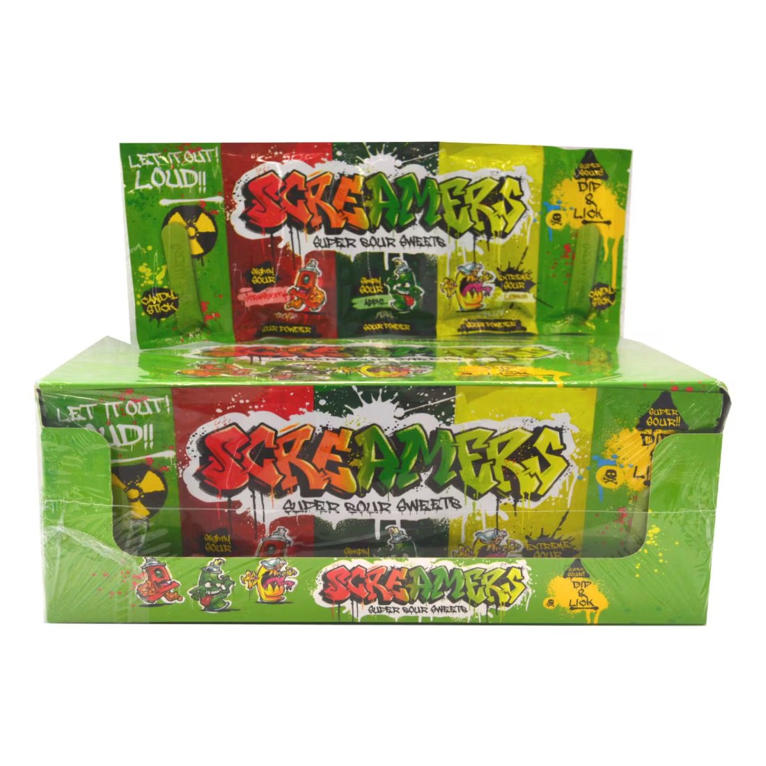 Zed Candy Screamers Super Sour Candies, 30g