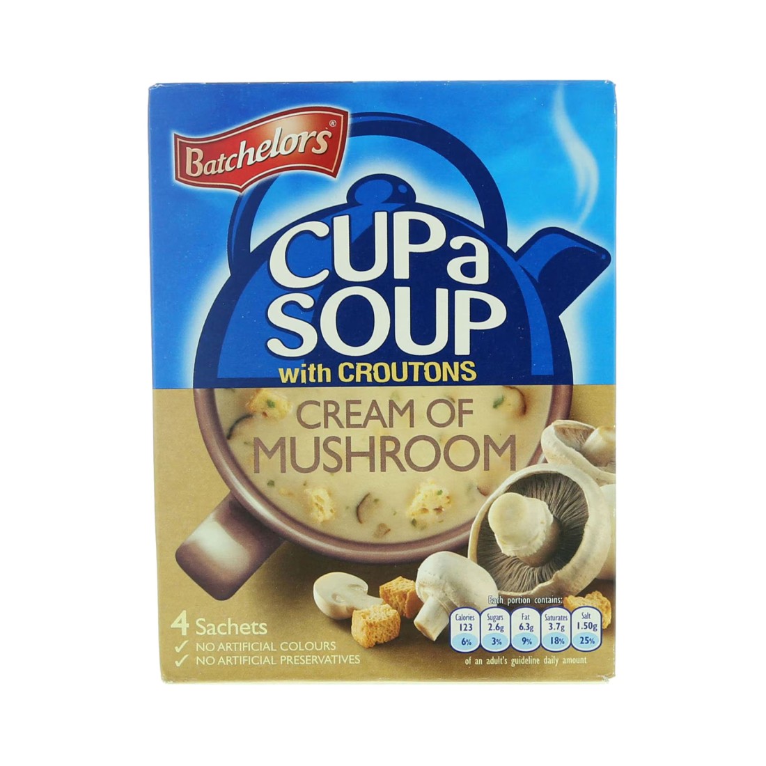 Batchelors Cream Of Mushroom Cup A Soup With Croutons 99g