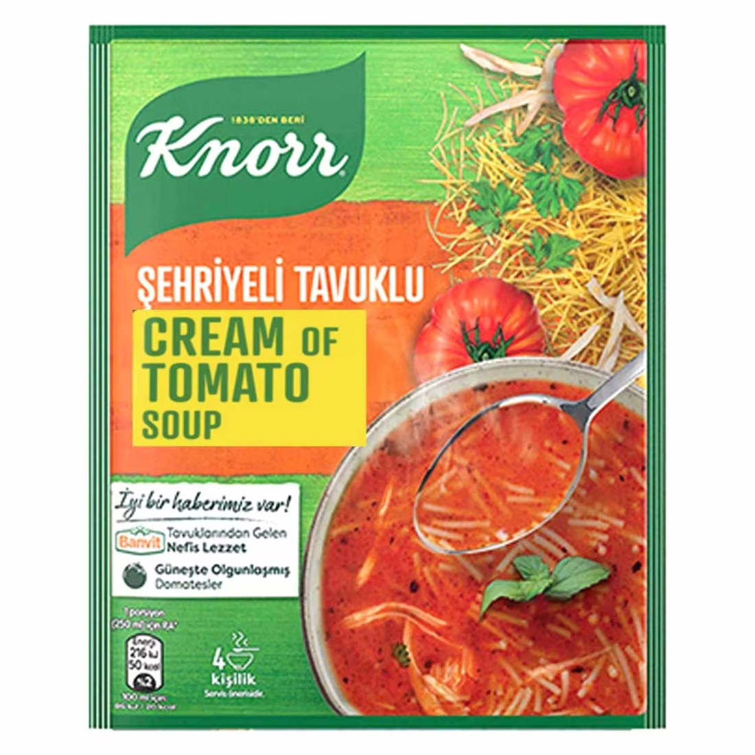 Knorr Cream Of Tomato Soup 69g