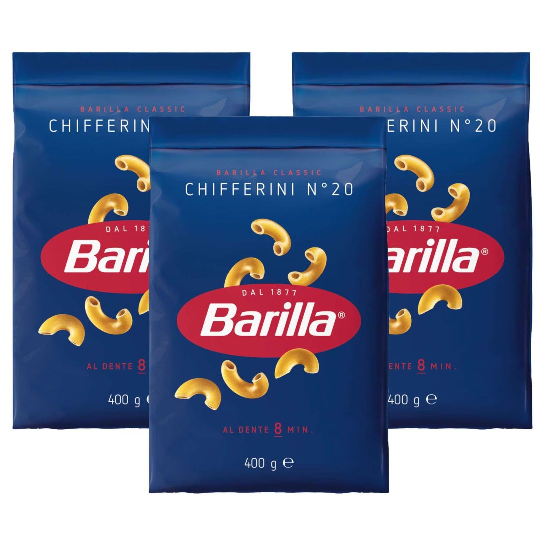 Barilla Soup Pasta Chifferini 400g Pack of 3