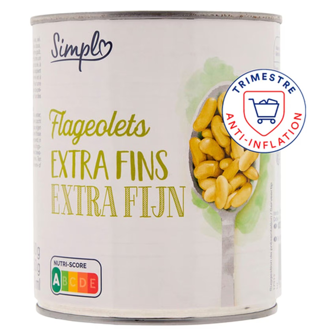 Simpl Flageolet Extra Fins 800g