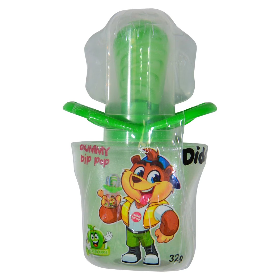 Dummy Dip Pop Candy Green Apple 32g