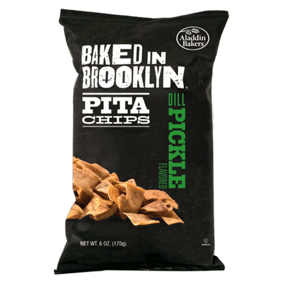 Baked In Brooklyn Dill Pickle Flavoured Pita Chips 170g
