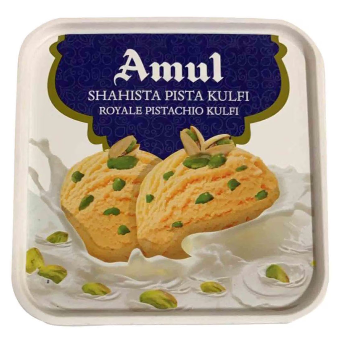 Amul Shahista Pista Kulfi Ice Cream 1L