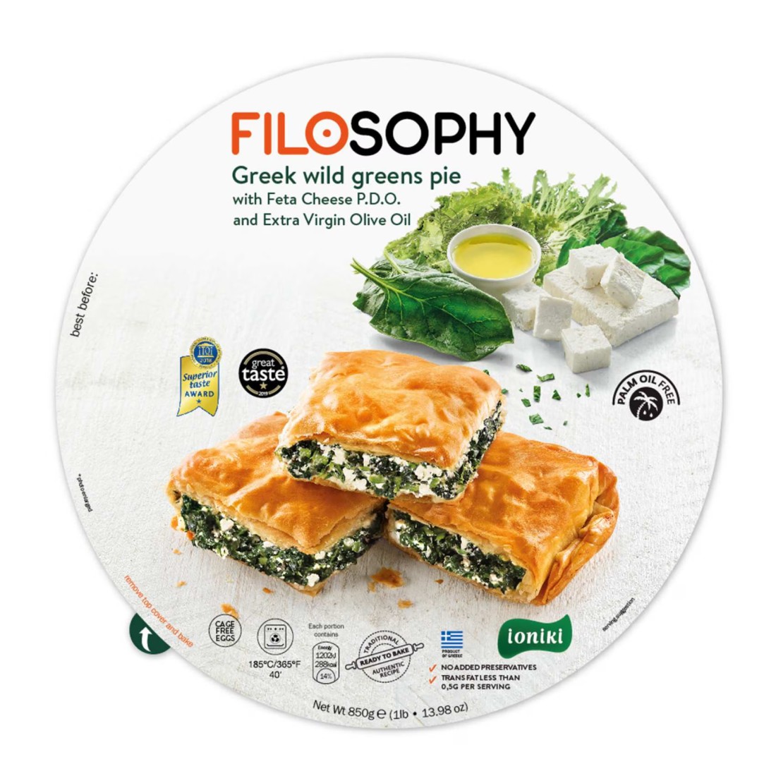Filosophy Greek Wild Greens Pie 850g