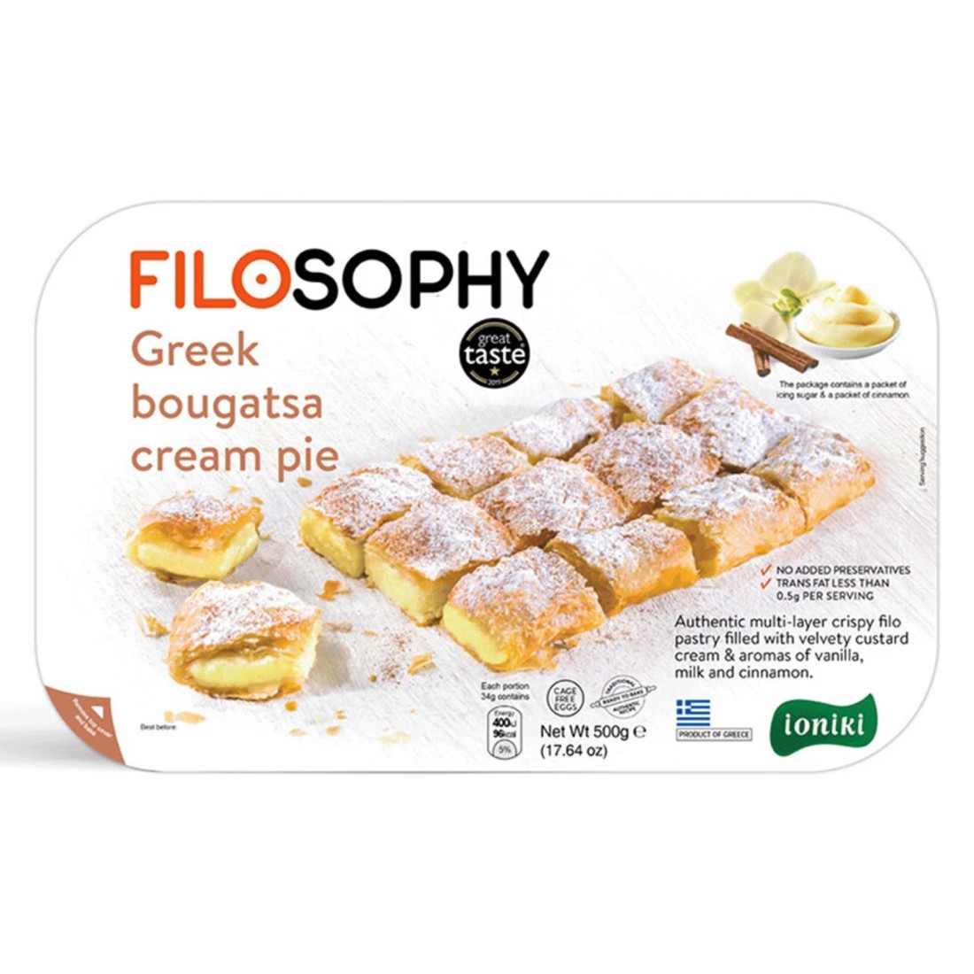 Filosophy Cream Pie - Bougatsa 500g