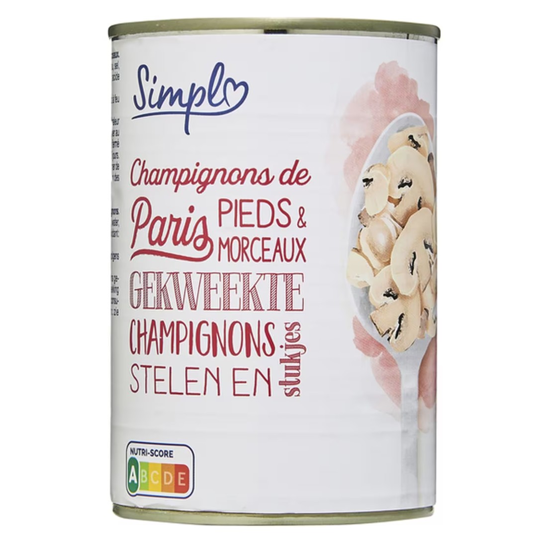 Simpl PP Blanc Mushrooms Stems 1/2