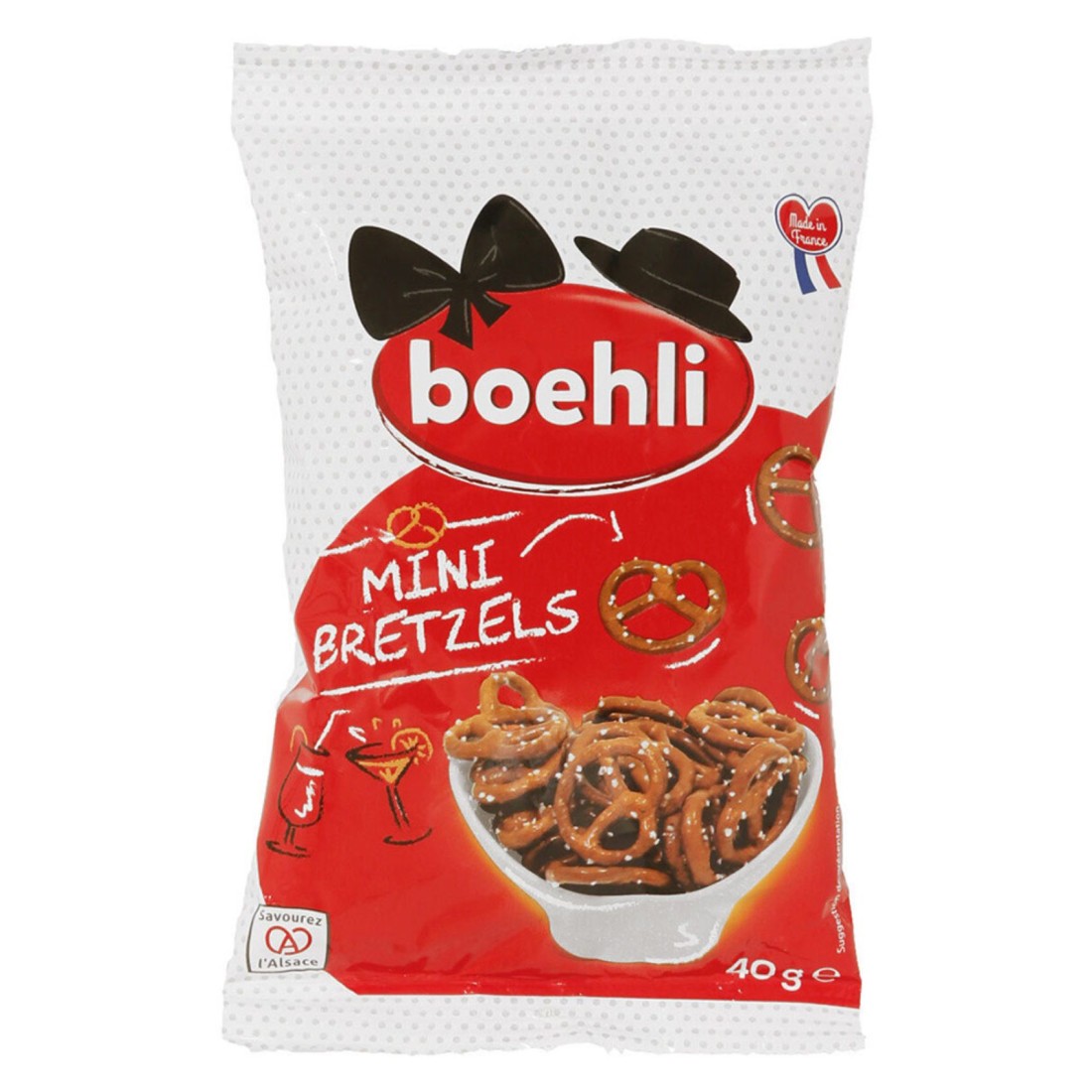 بوهلي أكياس بريتزل صغيرة 40 غرام