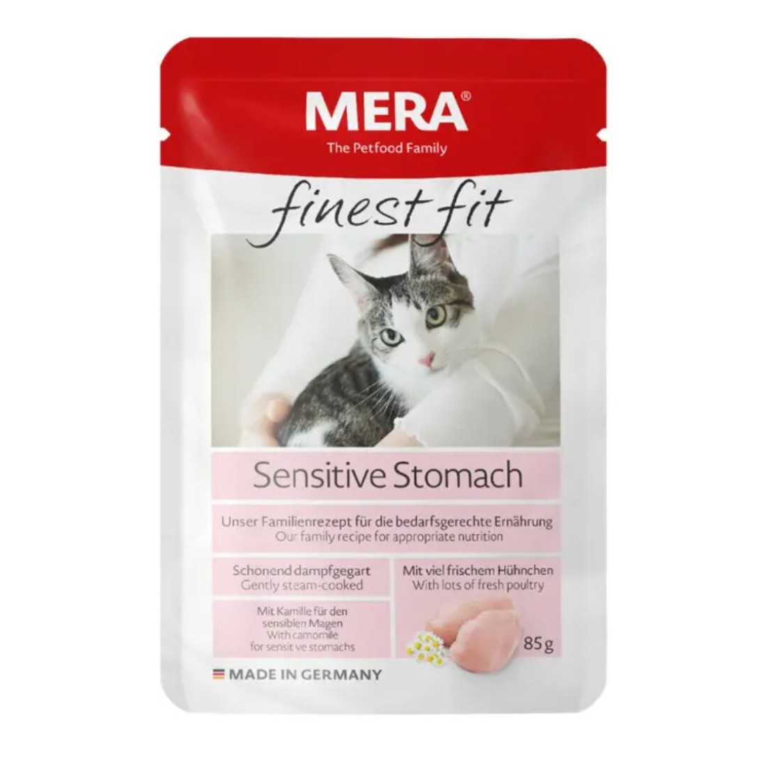 Mera Finest Fit Sensitive Stomach Wet Food &ndash; Premium Digestive Support for Cats 85 gm &times;12