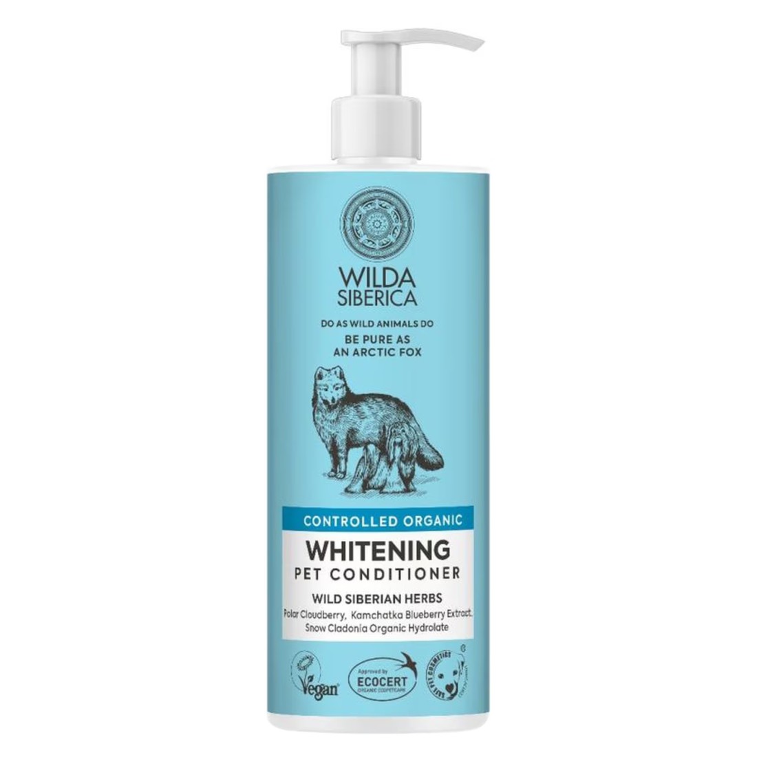 Wilda Siberica Controlled Organic Whitening Pet Conditioner 400ml