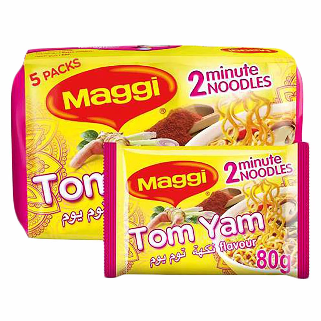 Nestle Maggi Tom Yam Noodles 80g Pack of 5