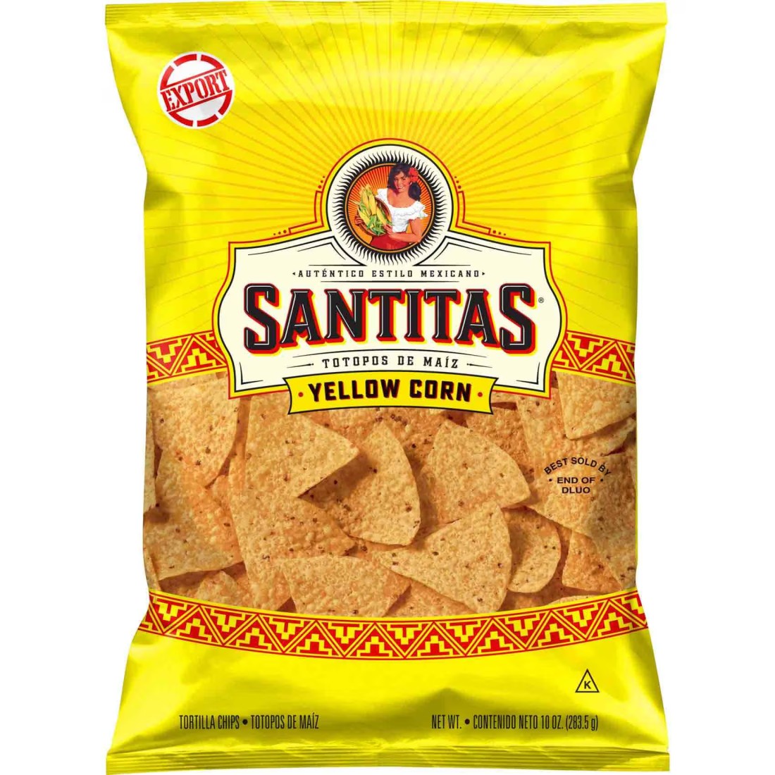 Santitas Yellow Corn Tortilla Chips, 283g