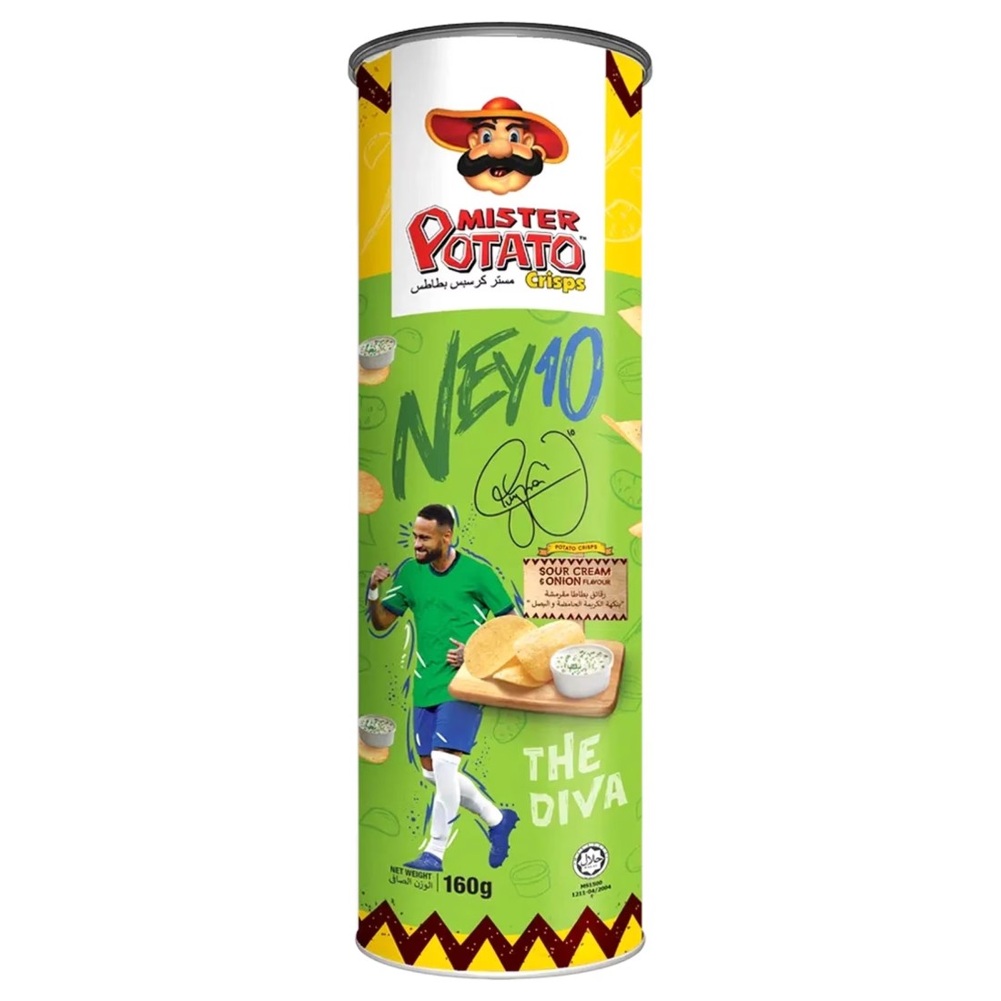 Mister Potato Sour Cream and Onion Flavour Crisps, 160g