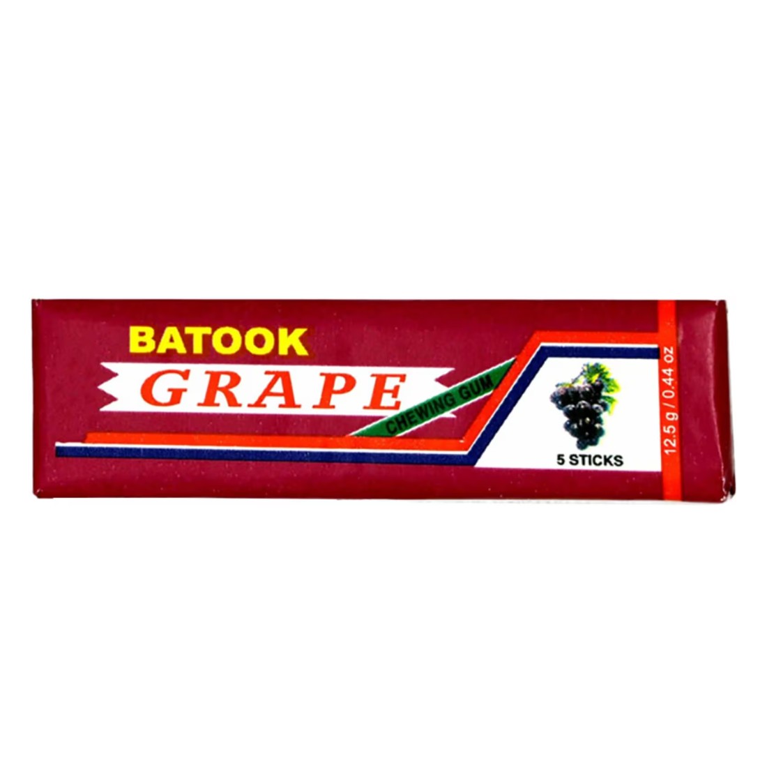 Batook Grape Flavoured Chewing Gum, 12.5g