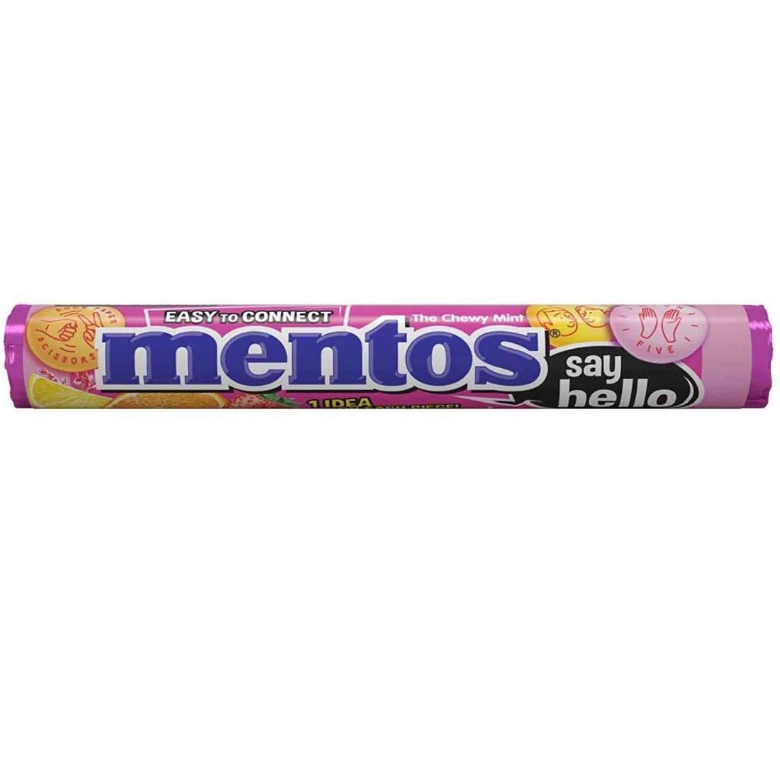 Mentos Say Hello! Sour Fruit Mix Candy Pack of 14