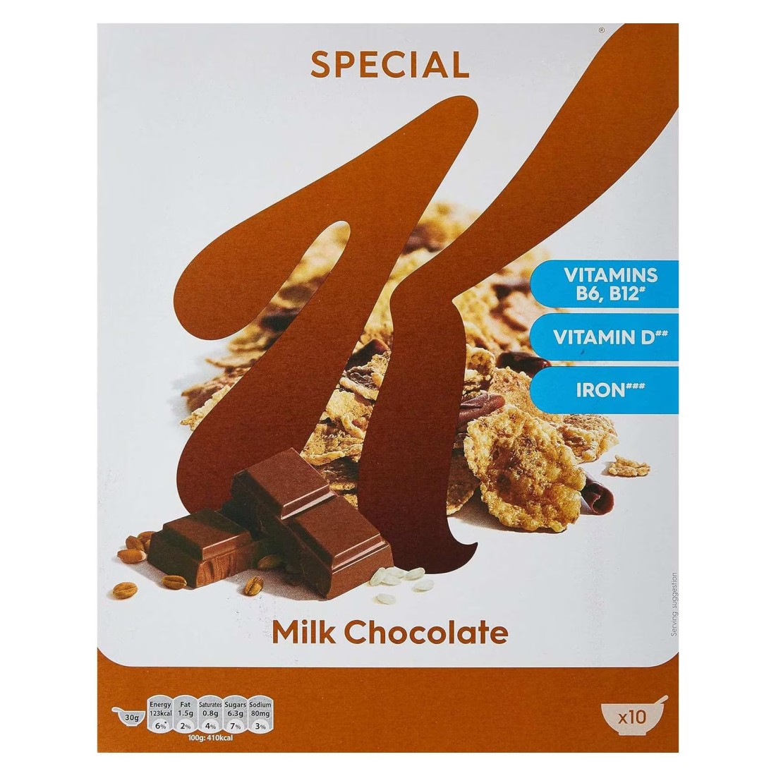 Kellogg&#39;s Special K Milk Chocolate Flakes, 300g