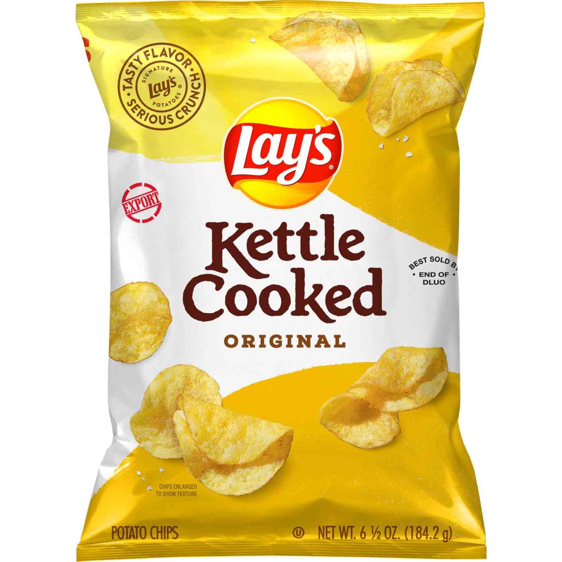 Lay&#39;s Kettle Cooked Original Potato Chips, 184.2g