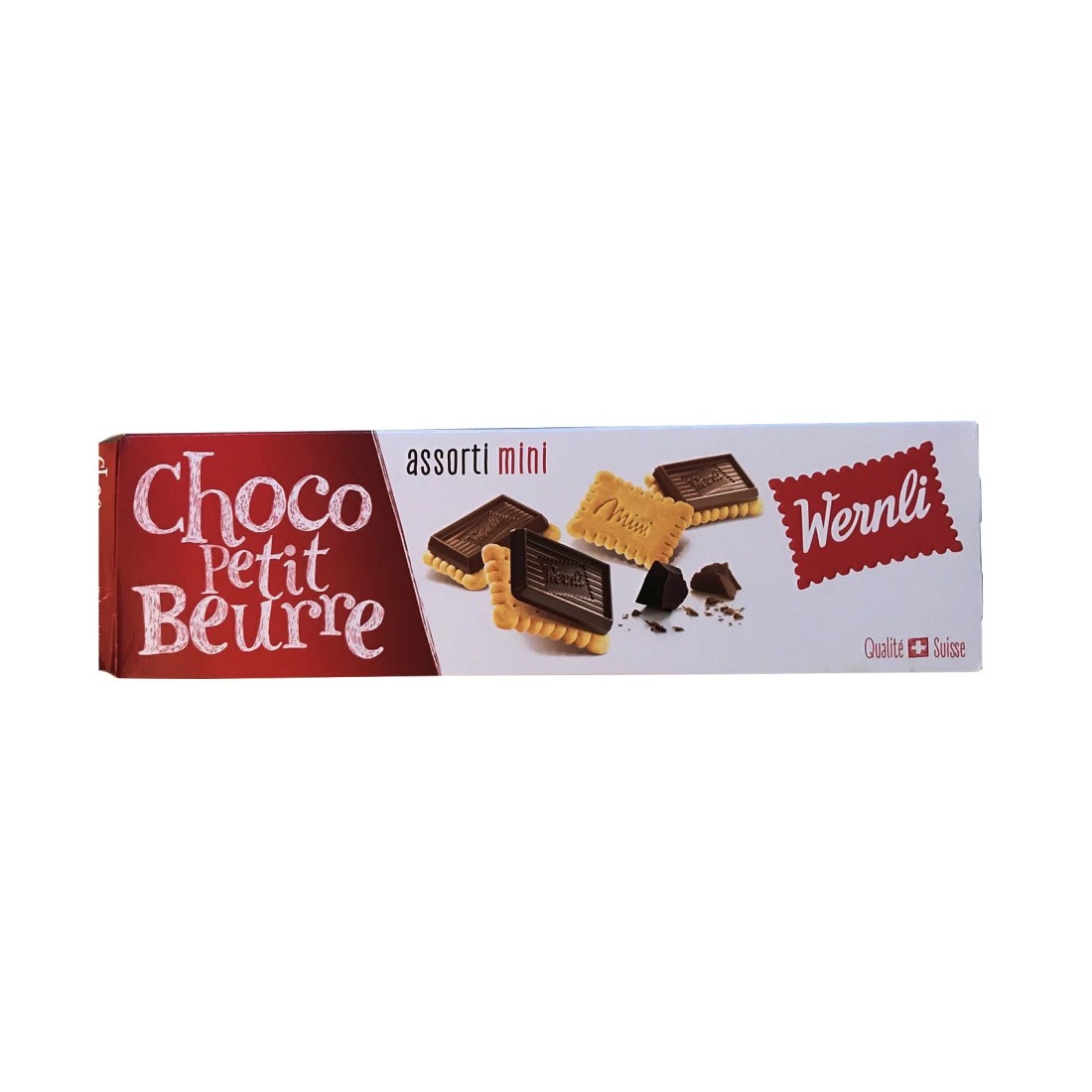 Wernli Choco Petit Beurre Chocolate and Butter Mini Assorted Biscuits, 125g