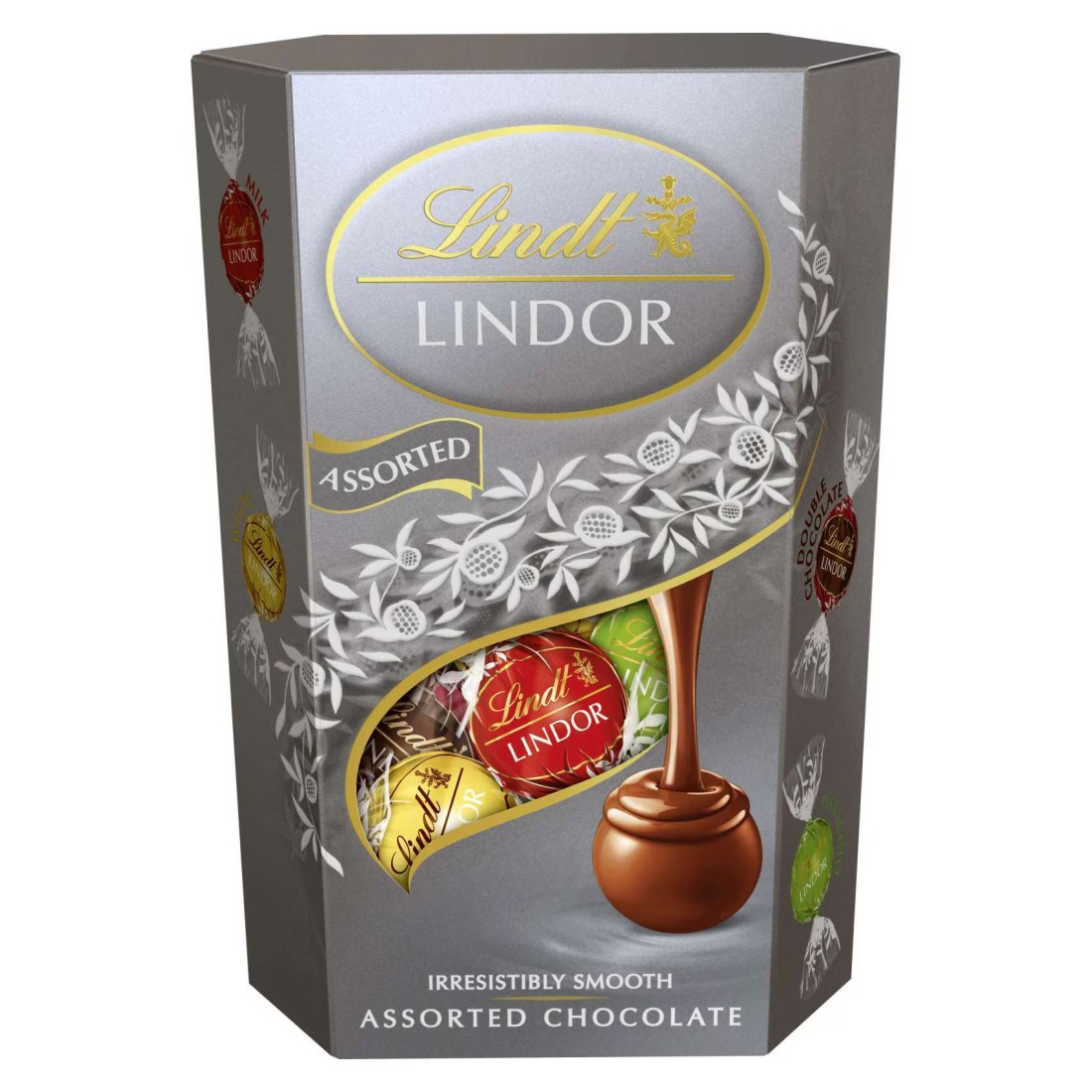 Lindt Lindor Silver Cornet Assorted Chocolate Truffles 200g