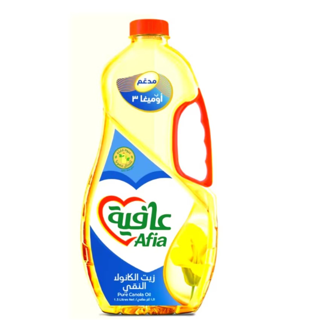 Afia Pure Canola Oil Enriched with Vitamin E Bottle, 1.5L