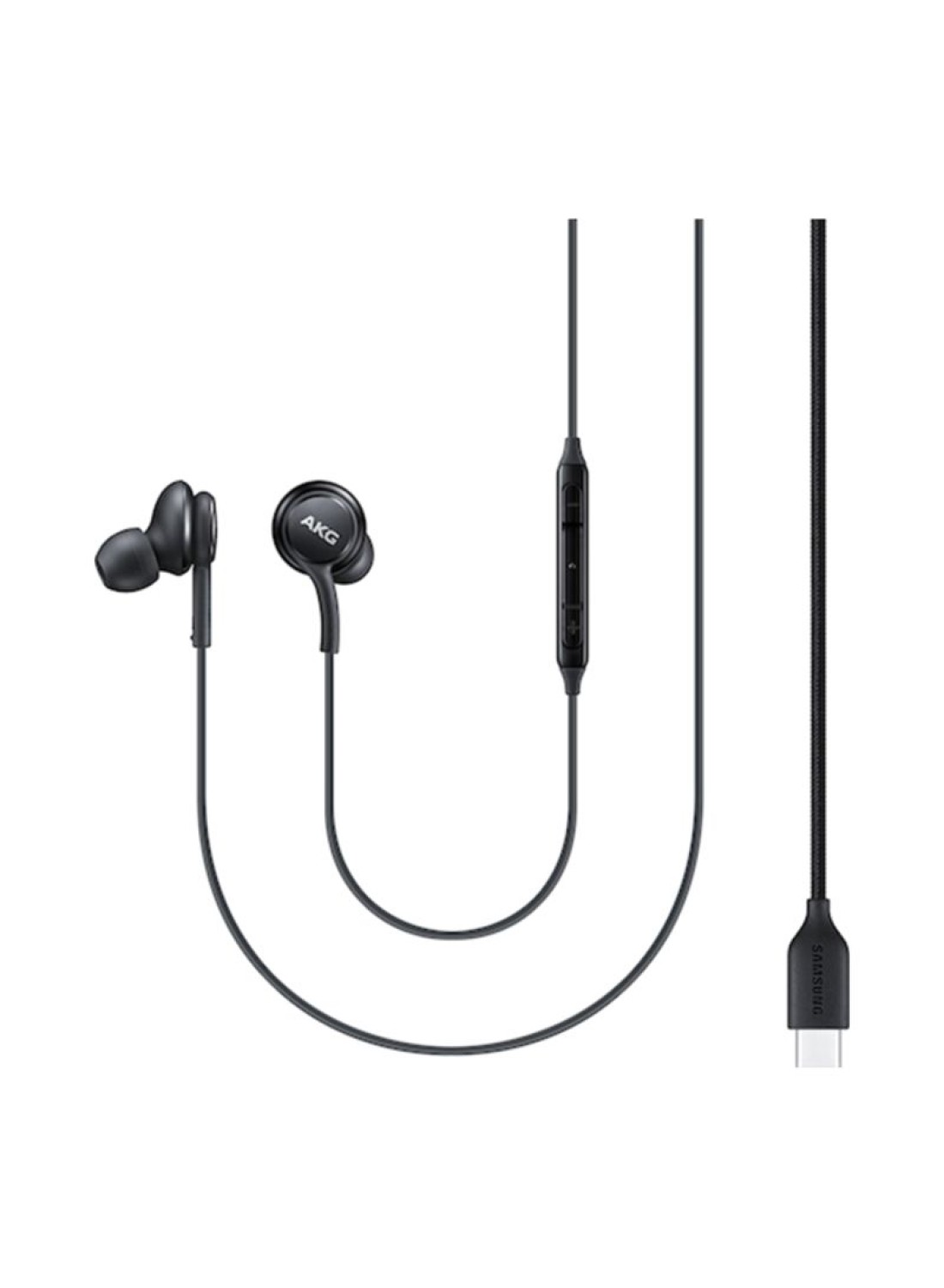 Samsung - Wired In-Ear Headphones Black