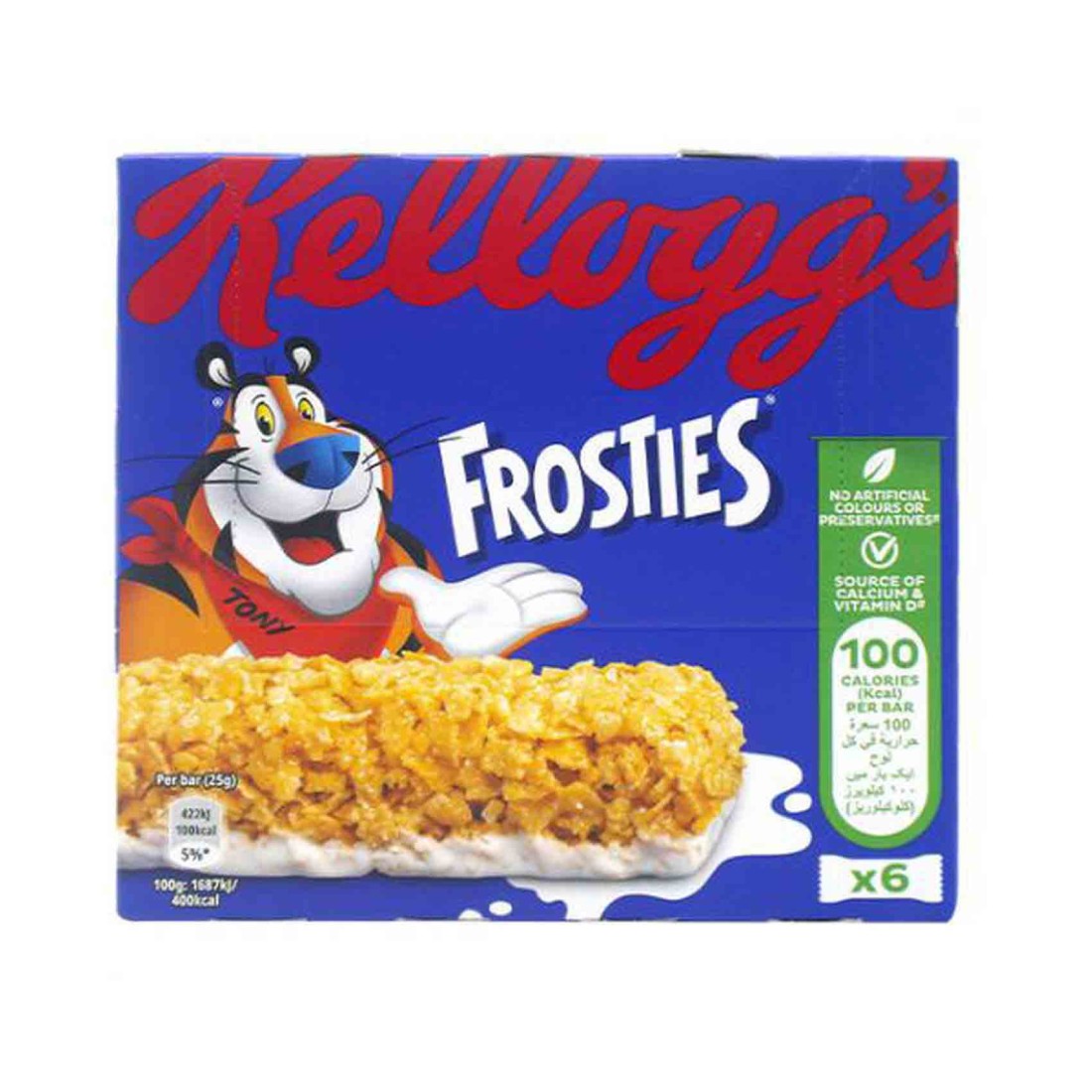 Kellogg&#39;s Frosties Cereal Bars, 25g Pack of 6