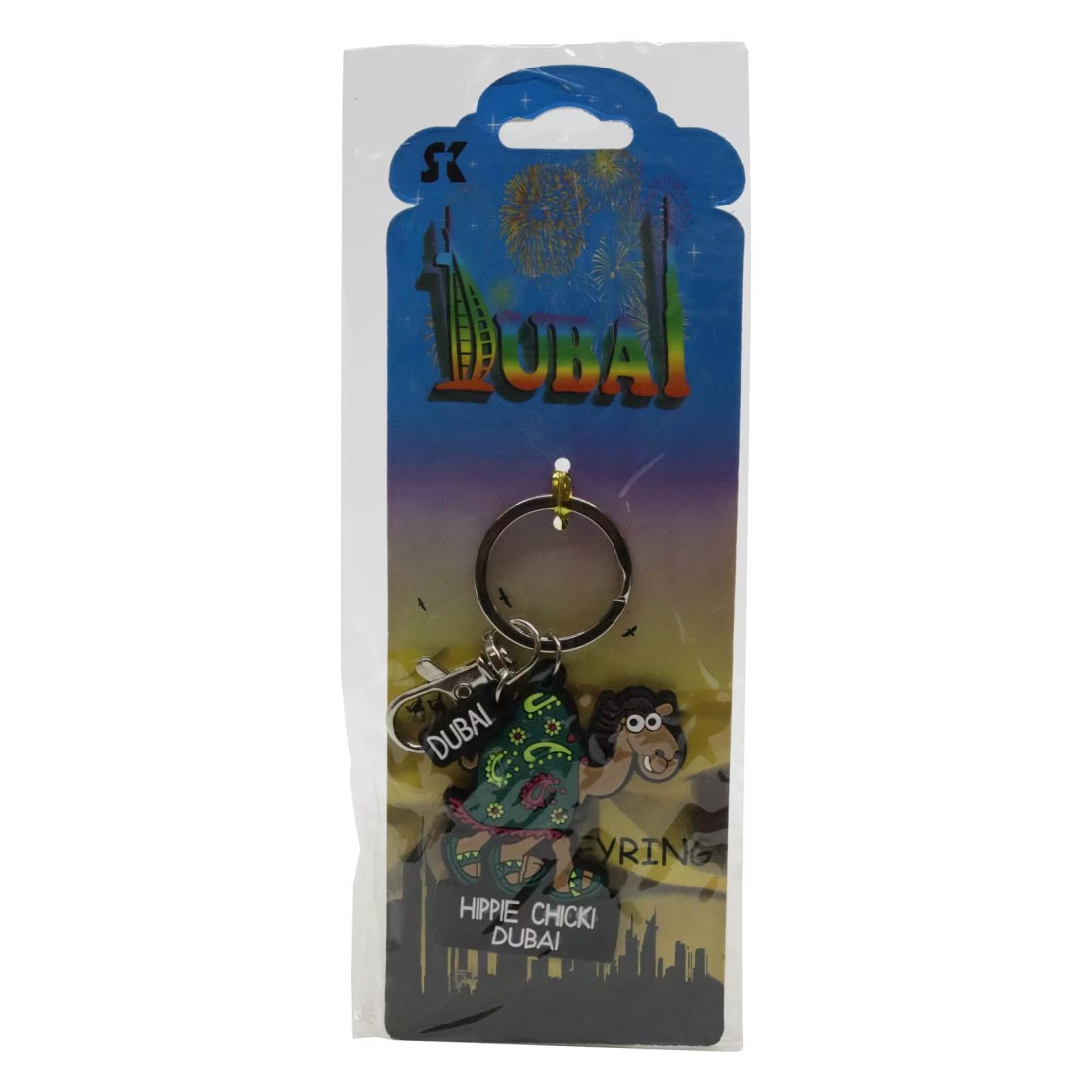 STK Dubai Camel Shaped PVC Keychain Assorted