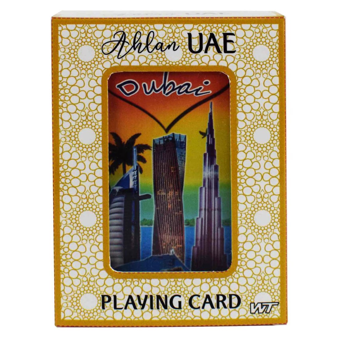 Winds Trading Ahlan UAE Dubai Design Playing Cards Multicolour