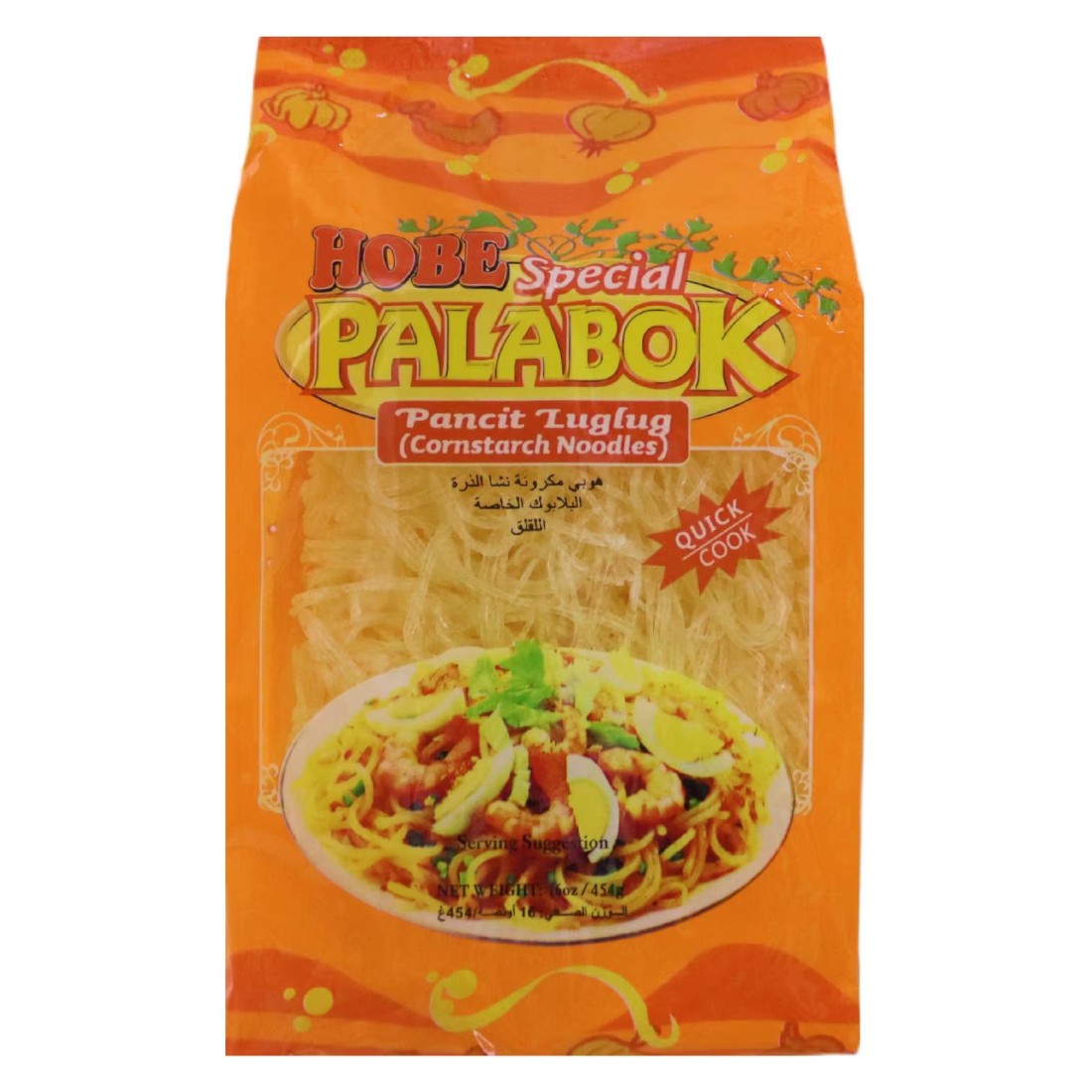 Hobe Special Palabok Corn-starch Noodles, 454g