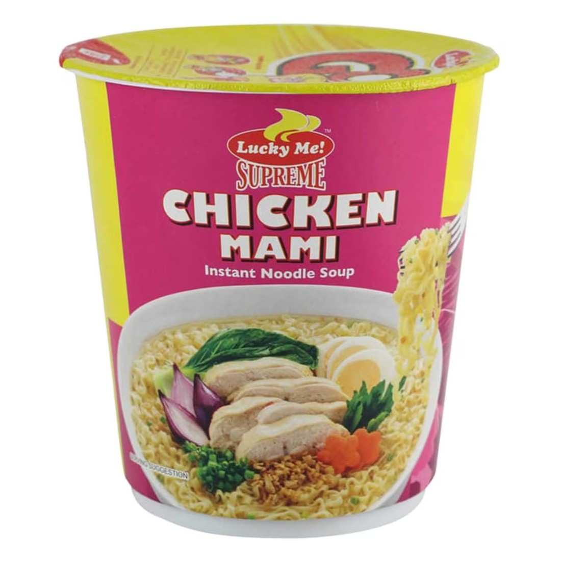 Lucky Me! Supreme Chicken Mami Instant Noodle Soup, 70g
