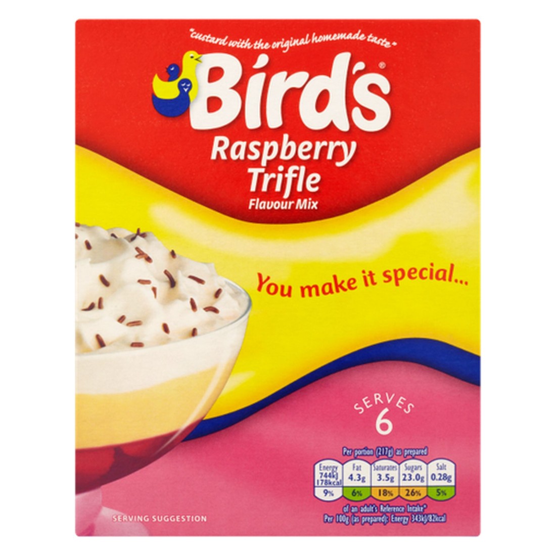 Bird&#39;s Raspberry Trifle Kit 141g